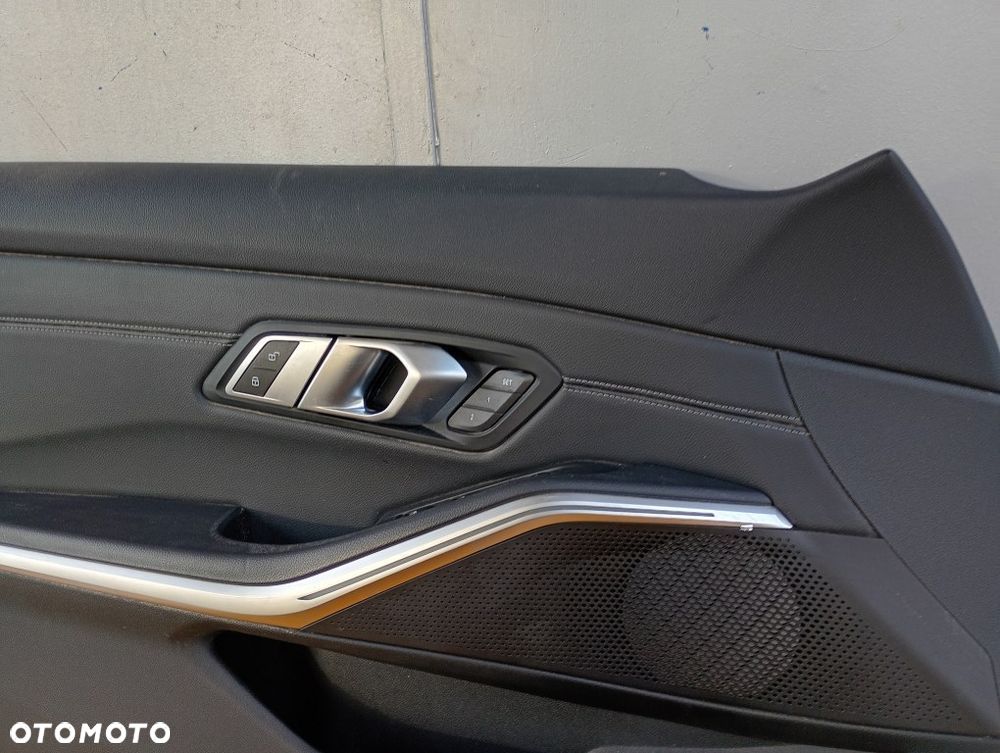 boczek drzwi lewy przód skóra tapicerka panel szyb bmw 3 g20 g21 europa - 5