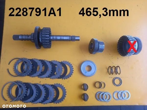 Kosz skrzyni wałek tryb 58/51/41/46 Case MX100C - 2