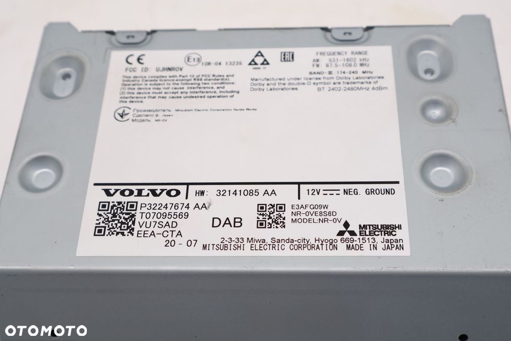 VOLVO XC40 RADIO NAWIGACJA 32247674 - 5