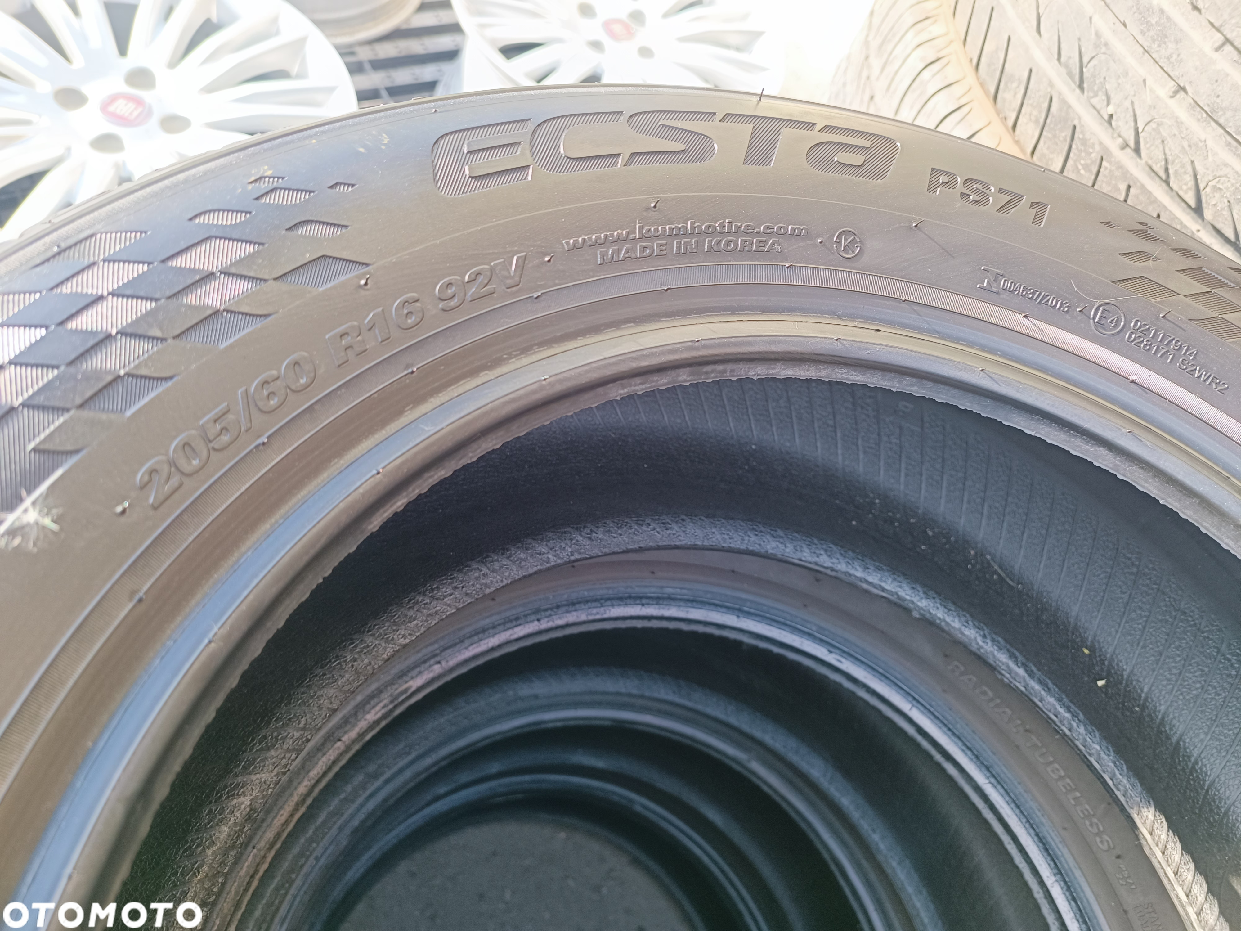 205/60R16 92V Opony Letnie Lato Kumho Ecsta PS71 Legnica ALURAD 4,5-6,5mm 205/60 - 9