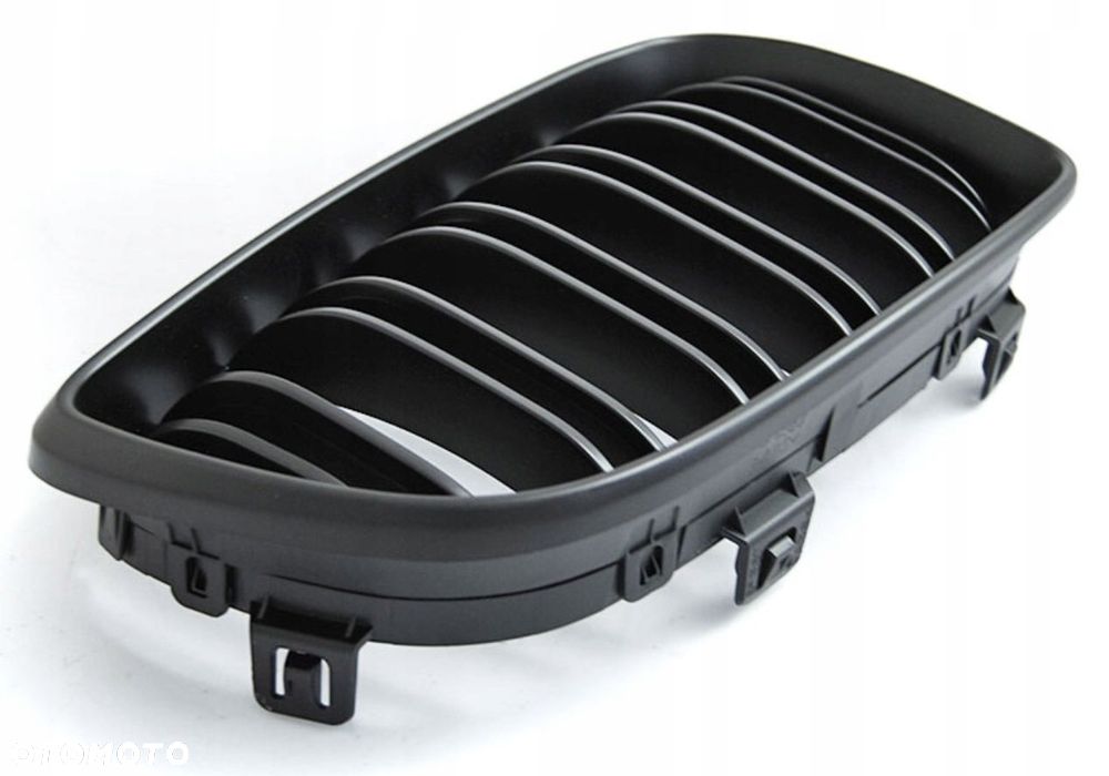 Atrapa Grill Nerki Kratki kpl Tuning Black Mat Bmw 1 e81 e82 e87 e88 Lci Fl - 3