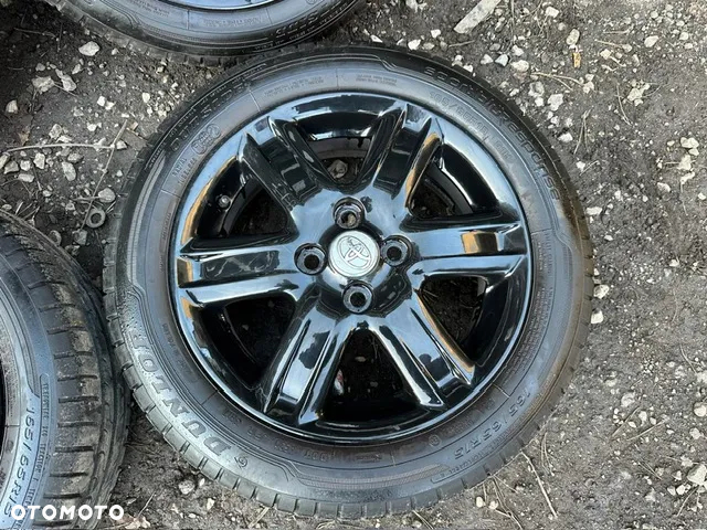 Felgi Aluminiowe Toyota 4x100 15" czarny połysk Aygo Yaris - 2