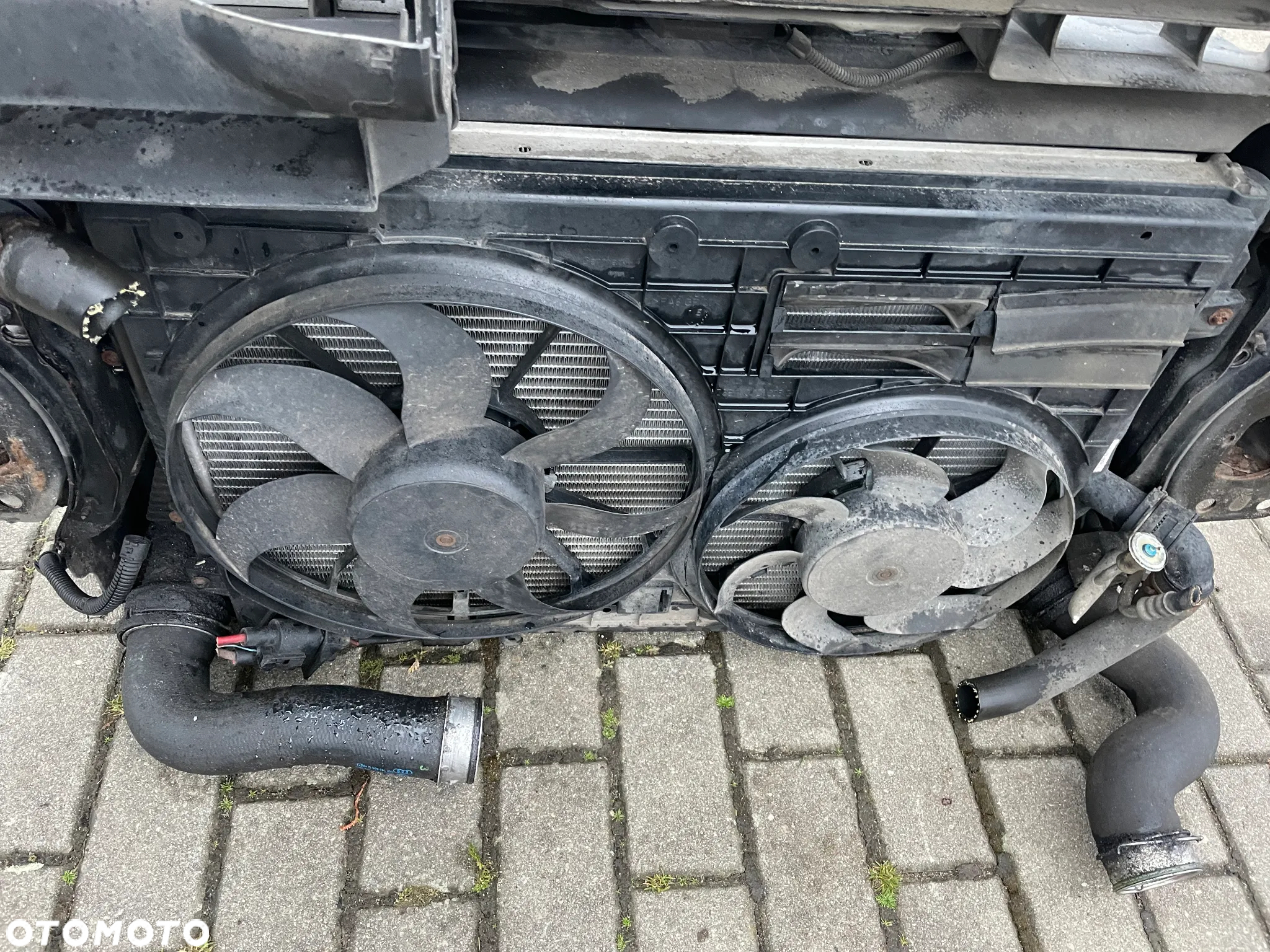 VW TOURAN I PRZÓD KOMPLETNY ZDERZAK MASKA LAMPA LEWA PRAWA PAS PRZEDNI 2,0TDI LD7X - 6