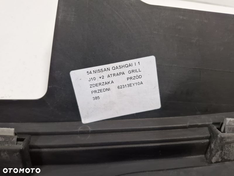 nissan qashqai 1 i j10 +2 przedlift grill atrapa chłodnicy zderzaka 62313ey10a - 10