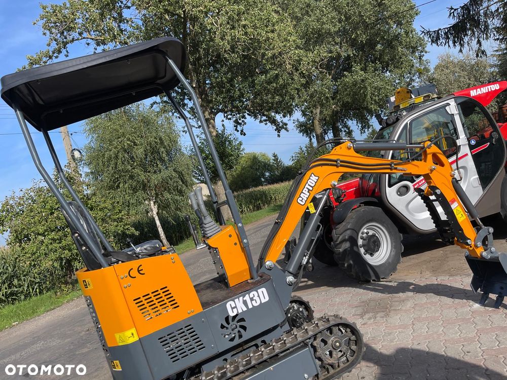 Inny Minikoparka CAPTOK CK13D NOWA KOPARKA 1.3 TONY 2026 ROK RATY/LEASING - Szybka decyzja ! Łyżka, Joystick, Ścisk mechaniczny z przodu SUPER STAN - 29