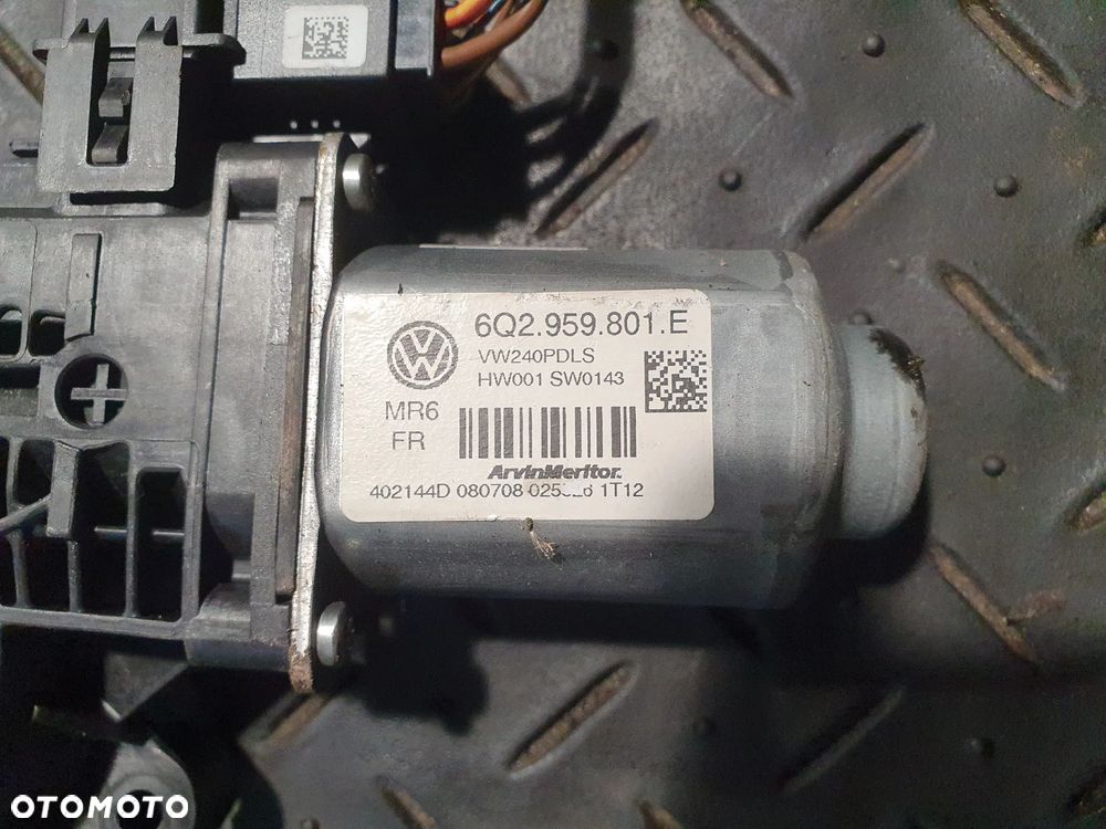 SILNIK PODNOSZENIA SZYBY FABIA I LIFT 6Q2959801E PRAWY PRZÓD - 3