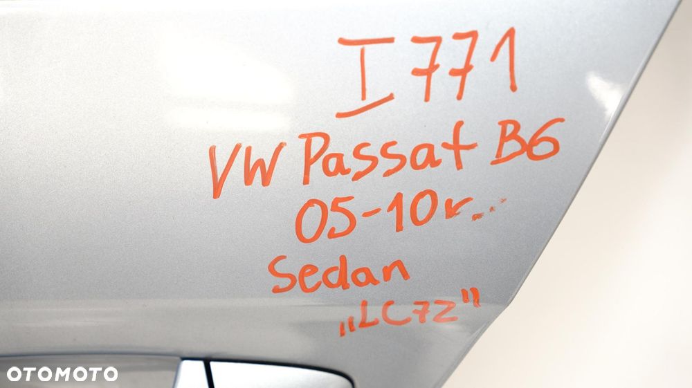 DRZWI LEWY TYŁ TYLNE VW PASSAT B6 05-10R LC7Z SEDAN - 8