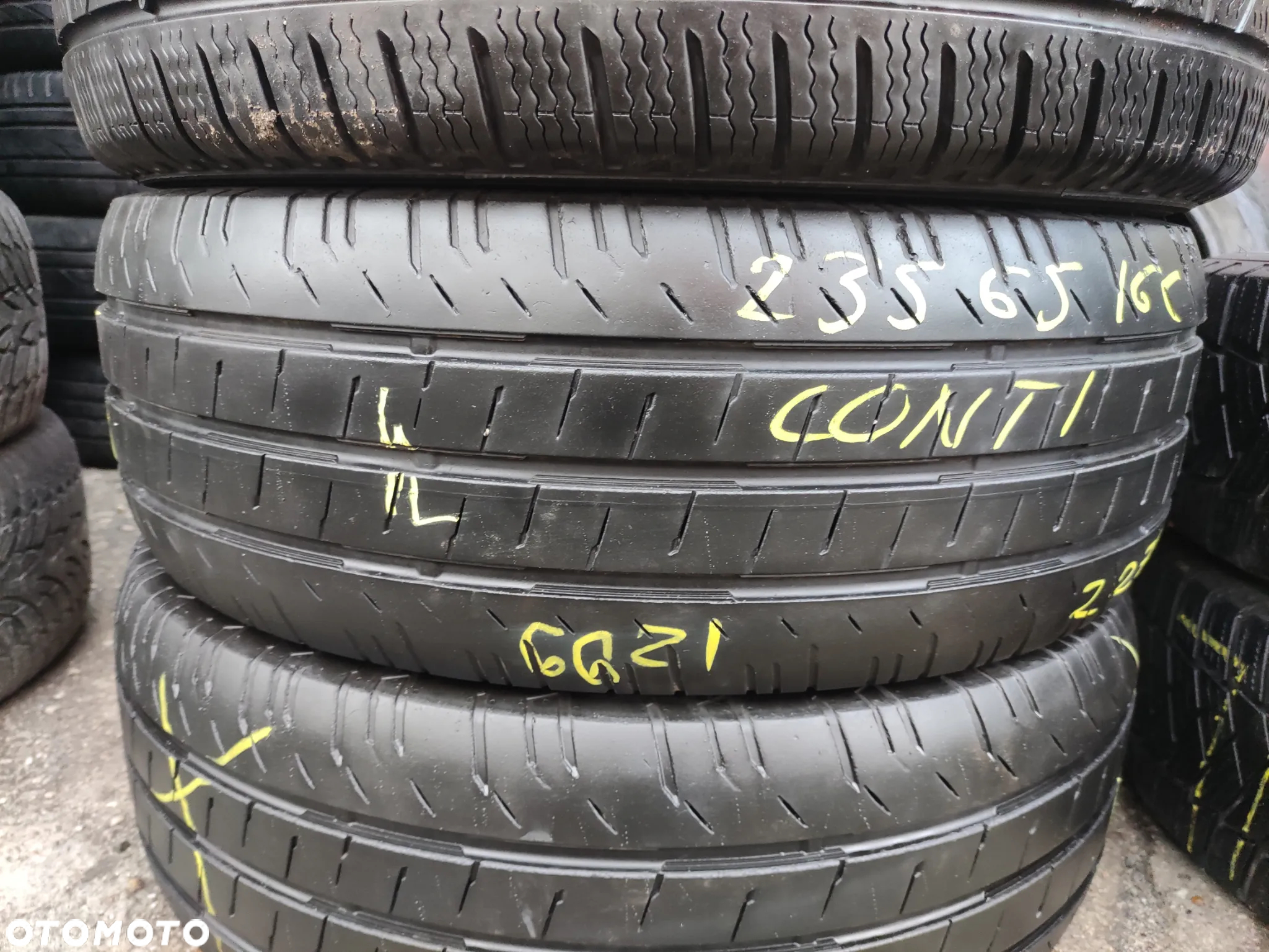 235/65R16C 16 C 115/113R CONTINENTAL CONTIVANCONTACT 200 Opony Letnie Lato  Legnica jak 225/65 6,5mm 21r - 2