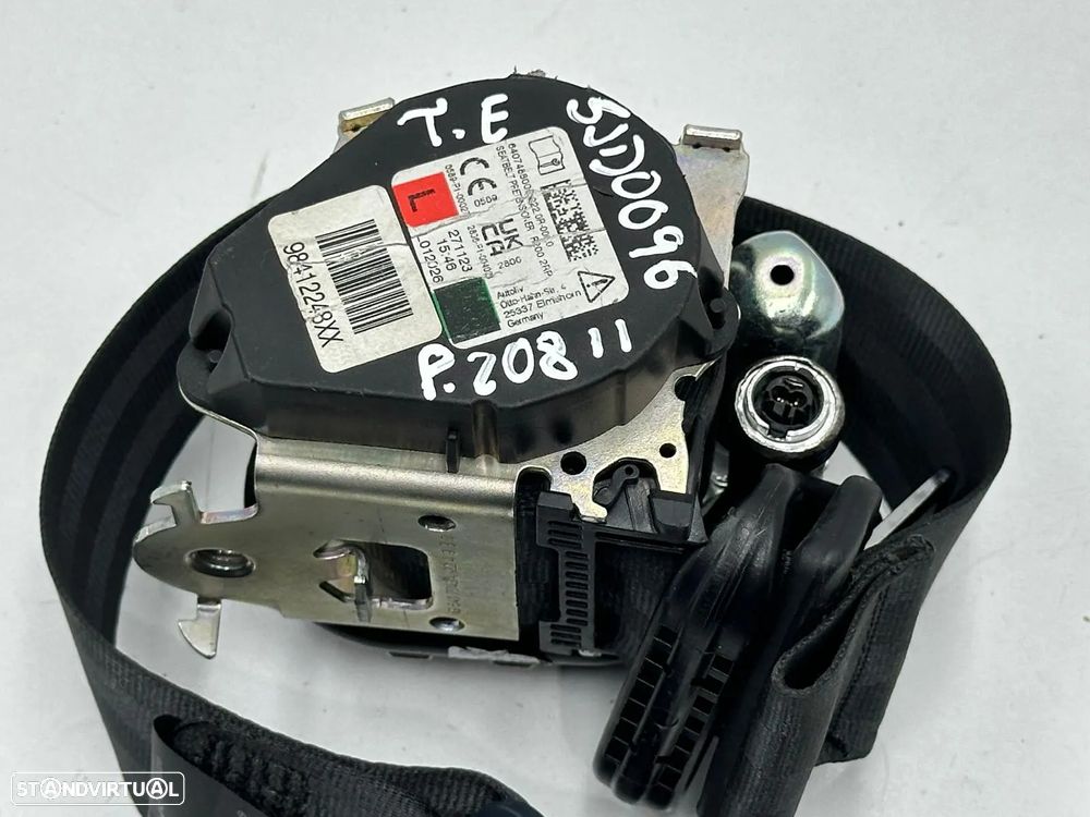 Cinto / Pré Tensor Trás Direito / Esquerdo - Peugeot 208 II - 8