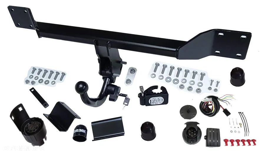 WYPINANY VERTICAL HAK HOLOWNICZY+MODUŁ+CZUJNIKI BMW SERIA 5 E60 SEDAN + E61 KOMBI TOURING 2004-2010 - 2