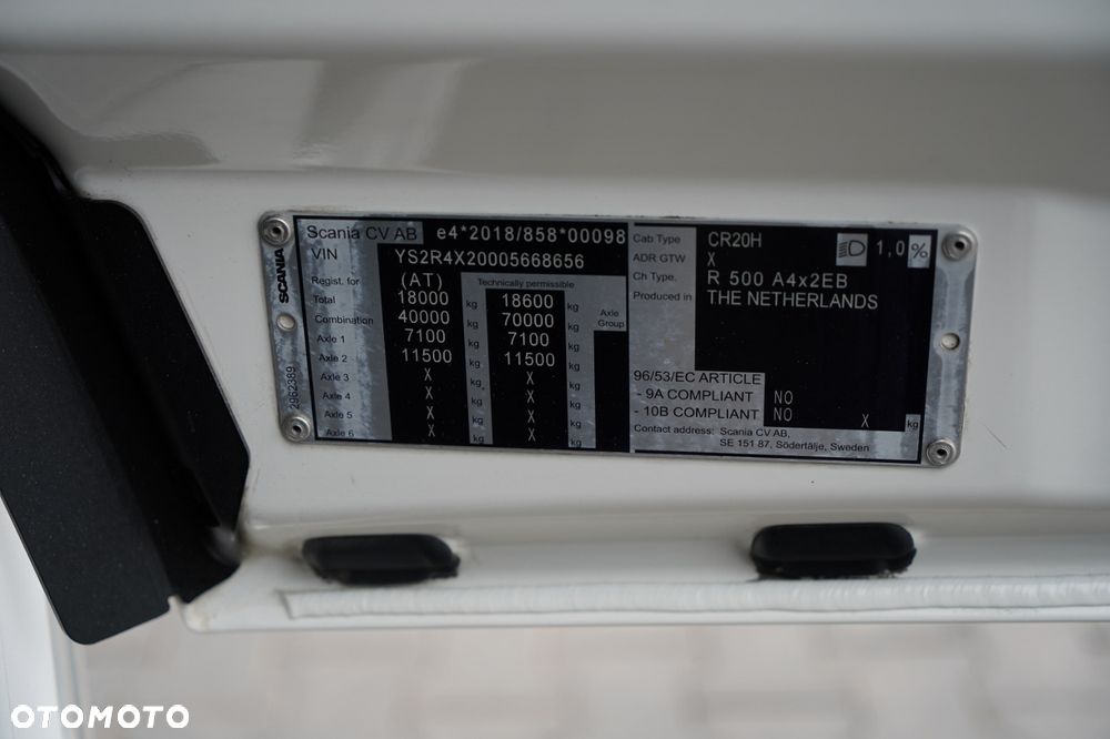 Scania R 500 / RETARDER / LOW DECK / MEGA  / KLIMA POSTOJOWA / - 38