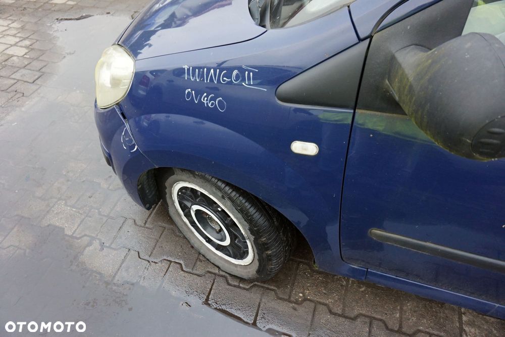 MASKA ZDERZAK BŁOTNIKI LAMPY TWINGO II OV460  RENAULT 2007-2014 GRANATOWY PRZÓD KOMPLETNY - 11