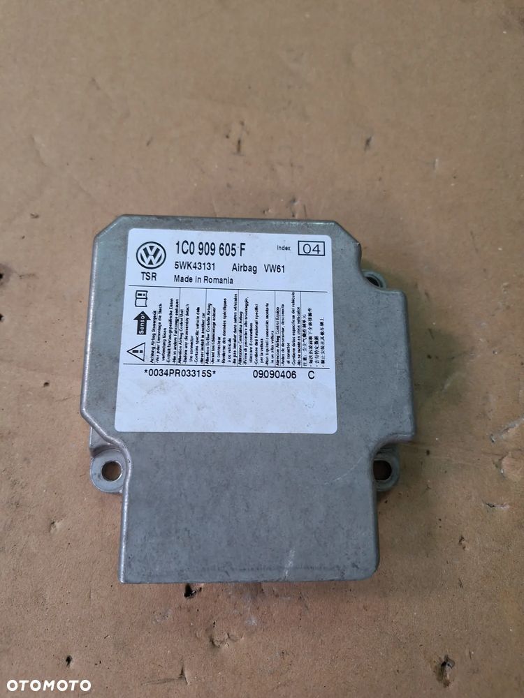 moduł poduszek sensor airbag Skoda sharan Fabia II 1C0909605F   (51/10)    (105/2)