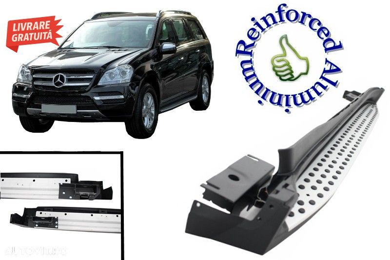 Praguri trepte Laterale Mercedes GL-Class X164 (2006-2013)- livrare gratuita - 9