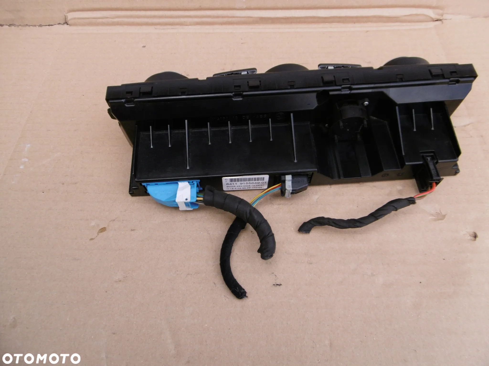 Panel nawiewu sterownia nawiewem klimatyzacji BMW e60 e61 lift 9155649 - 2
