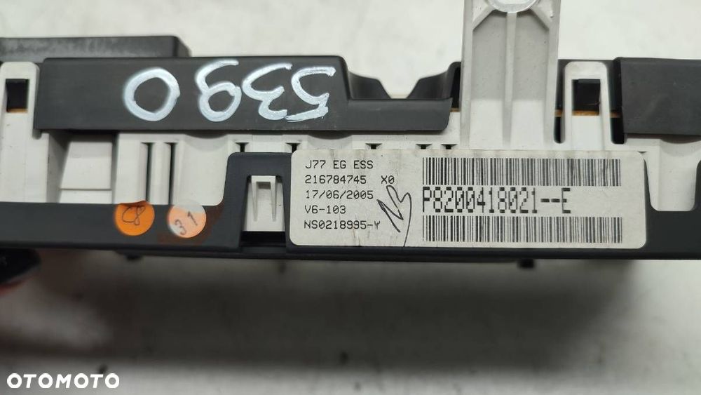 LICZNIK ZEGARY 8200418021E RENAULT MODUS 1.2 B EU - 3