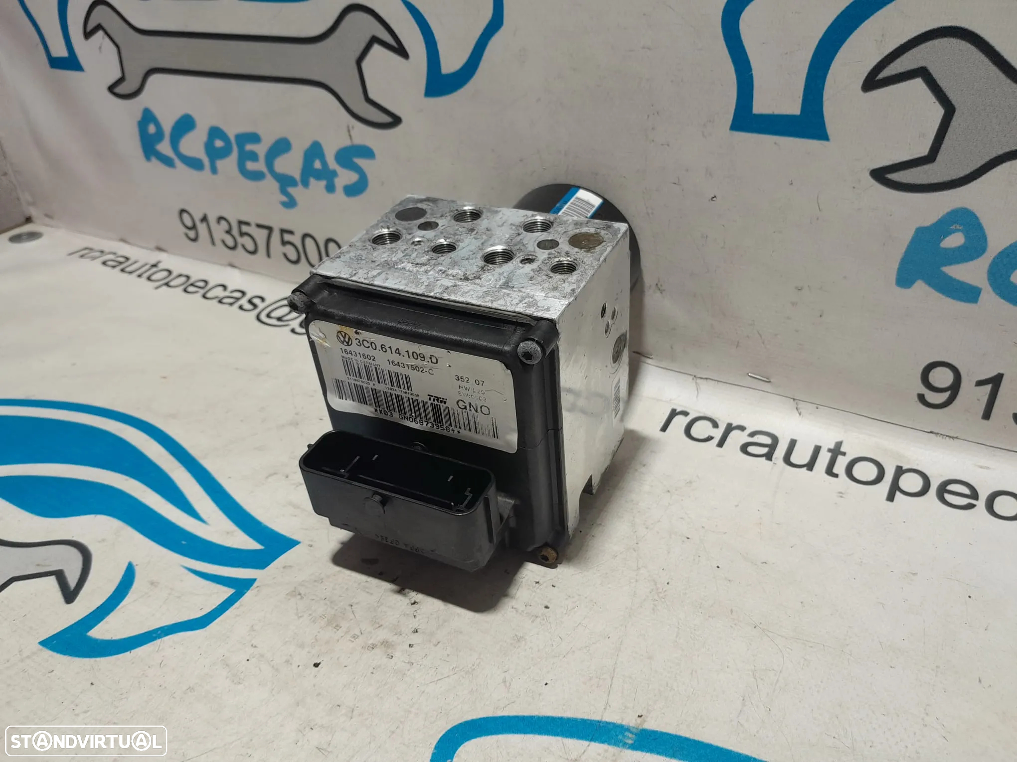 ABS MODULO BLOCO HIDRAULICO VW VOLKSWAGEN PASSAT B6 2.0 TDI 16V 140CV BKP 3C0614109D 16431502C 16431602 - 6