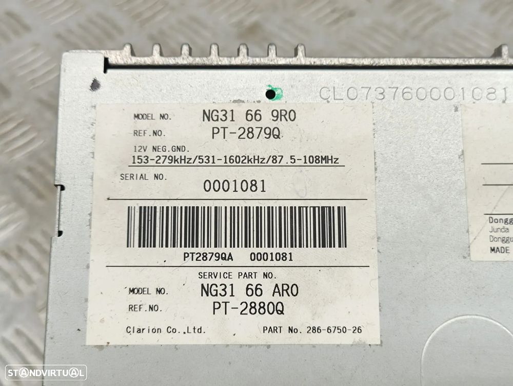 Auto Radio Original Mazda MX-5 NC Sport 2005 a 2014 - 10