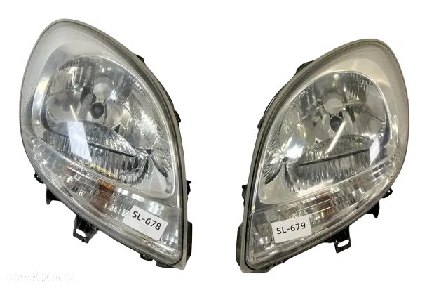 Tania Wysyłka 10 Zł  Renault Kangoo Lift 03r- Nissan Kubistar Reflektor Lampa Lewa Prawa Oryginał  8200236591 8200236690 - 1
