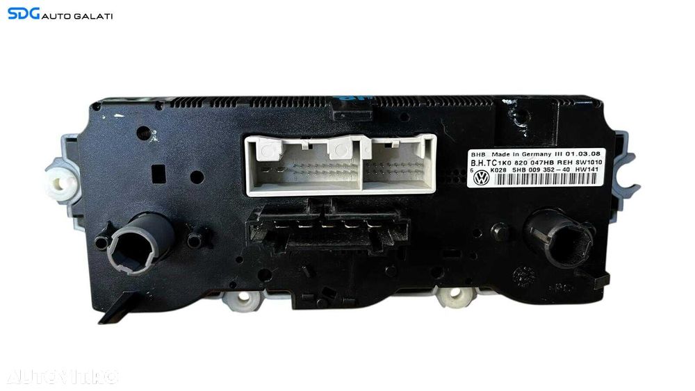 Panou Modul Unitate Comanda AC Aer Conditionat Clima Climatic Volkswagen Jetta 3 MK3 2005 - 2011 Cod 1K0820047HB 5HB009352 [LC0584] - 3