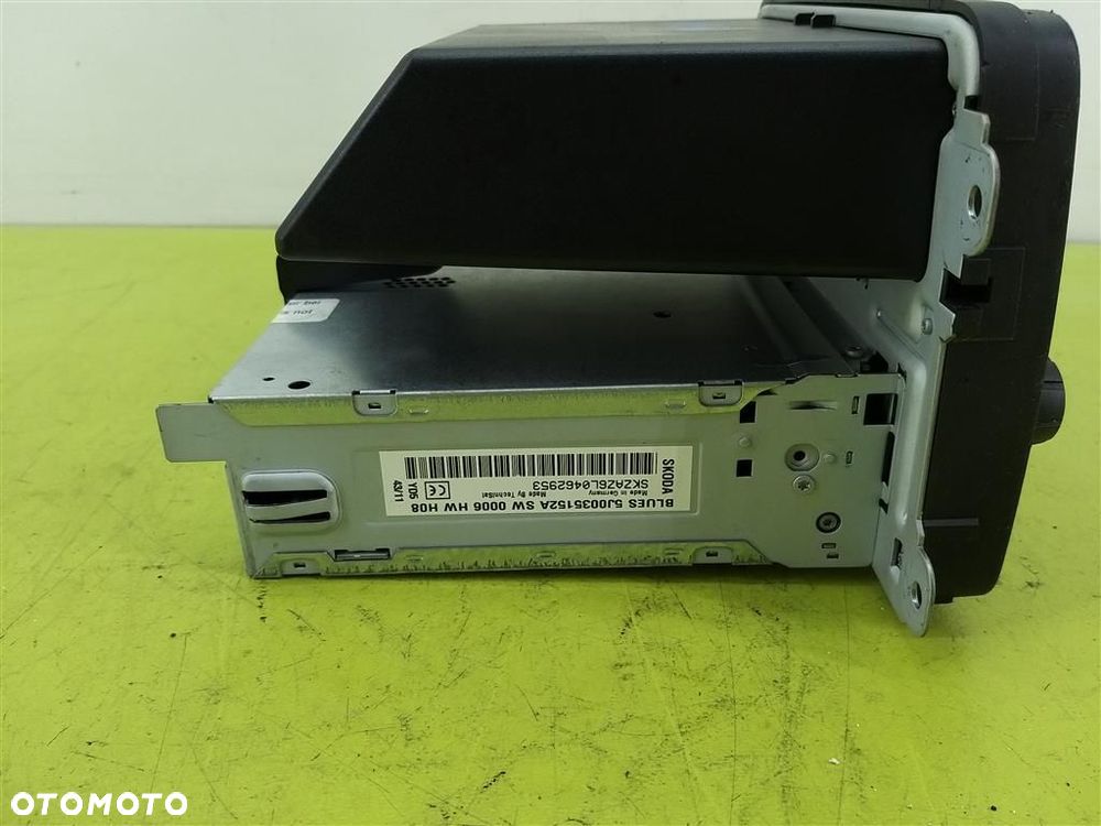Radio FABRYCZNE CD Skoda Fabia  II 2007-2014 5J0035152A TECHNISAT - 3