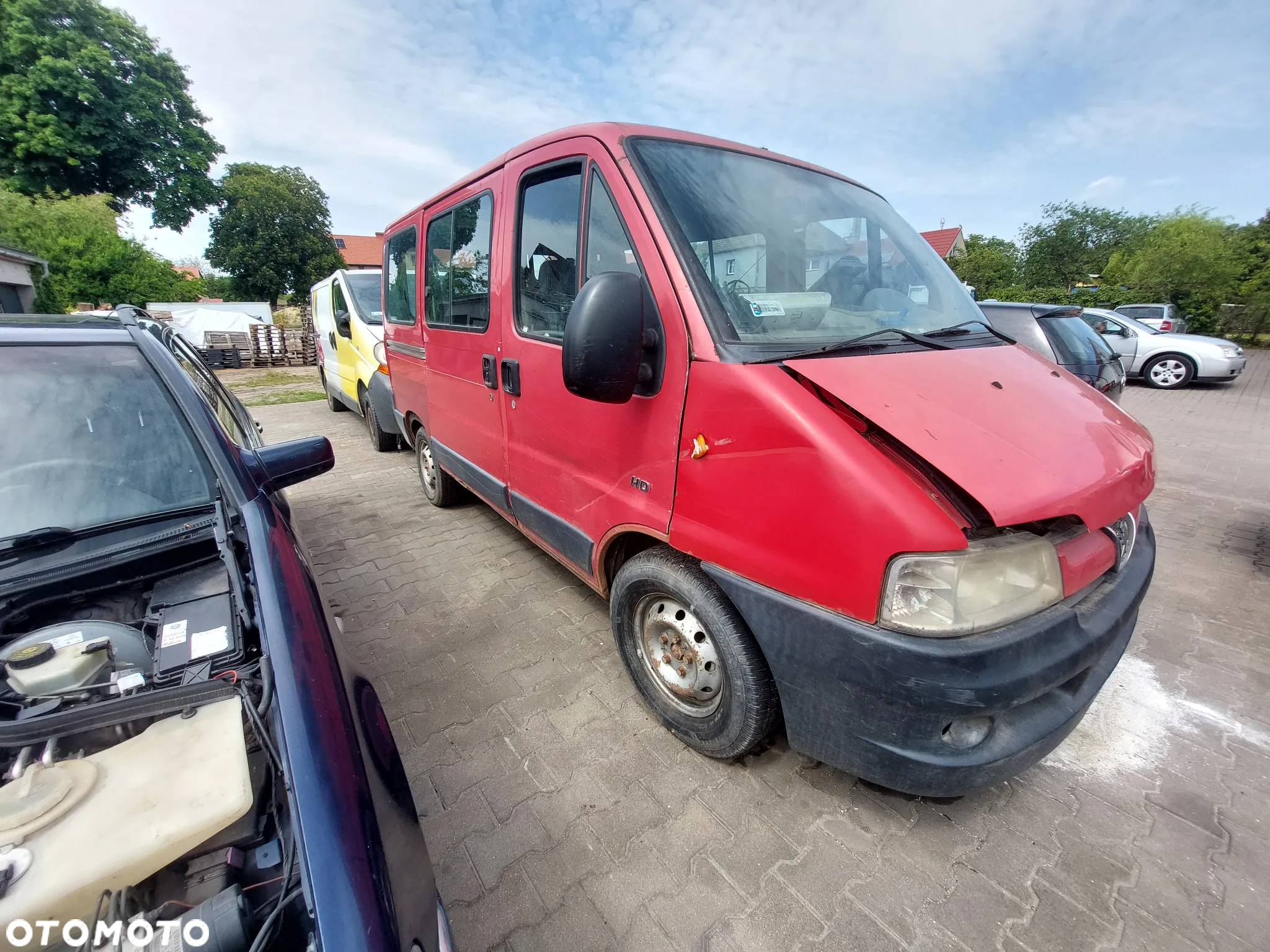 Peugeot boxer 2,2d 2003 na części drzwi szyba fotel lusterko - 7