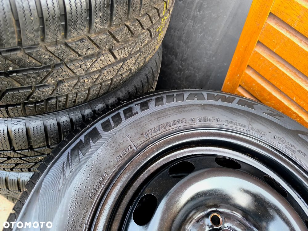 5x100 Felgi Stalowe Stal 14 Koła Letnie Lato VW GOLF IV 4 1,4 1,6 BORA SKODA OCTAVIA I SEAT LEON I TOLEDO II 5,5mm Legnica ALU-RAD 175/80 - 6