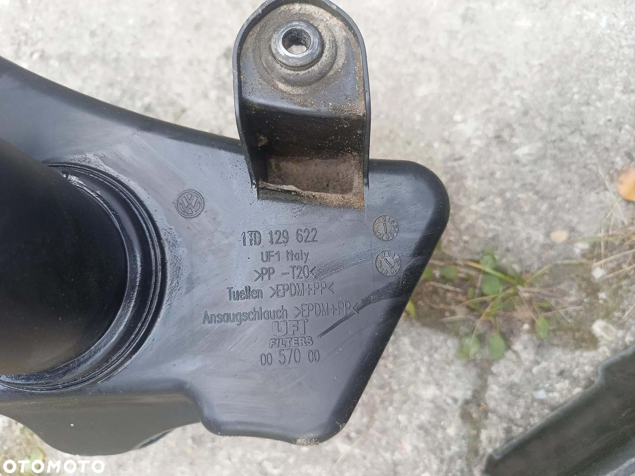 REZONATOR FILTRA VW TOURAN AUDI A3 8P 2.0 FSI  1K0129622 - 2