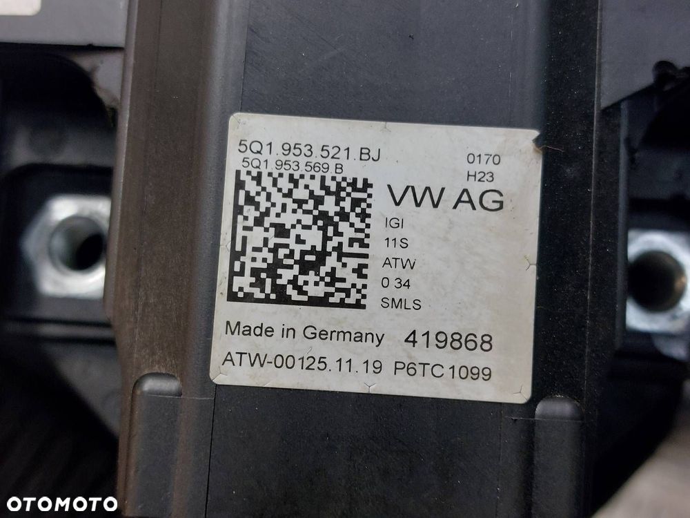 MANETKA PRZEŁĄCZNIK ZESPOLONY PASSAT B8 LIFT 5Q1953502S 5Q1953521BJ - 5