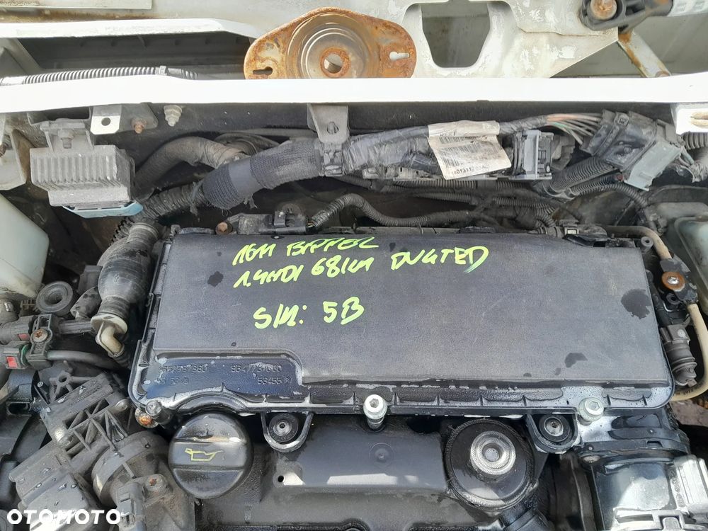 PEUGEOT BIPPER SILNIK 1.4 HDI 68KM DIESEL OZNACZENIE: DV4TED - 2