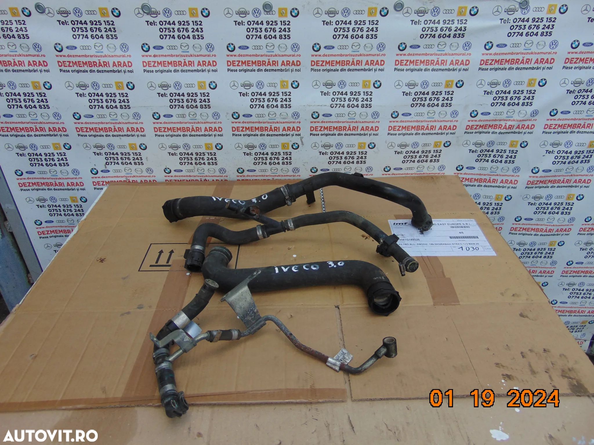 Furtun apa Iveco Daily 3.0 euro 6 conducte apa furtune conducta ulei 3,0 - 1