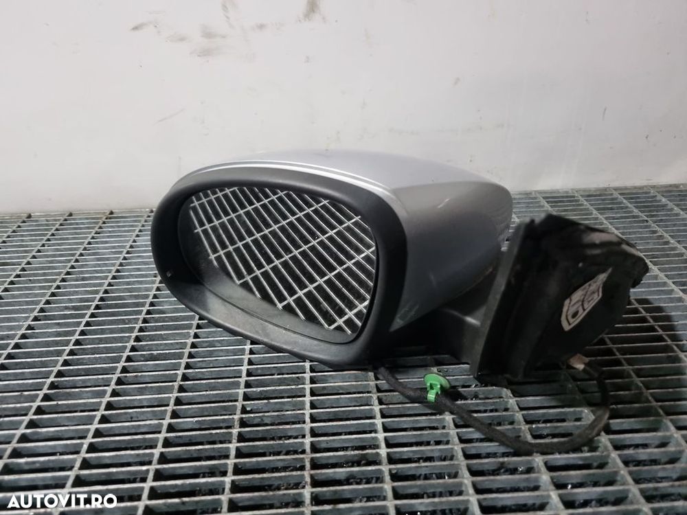 Oglinda stanga Volkswagen Tiguan 5N 2007 - 2011 4 Usi SILVER (1481) Fără rabatare ... - 3