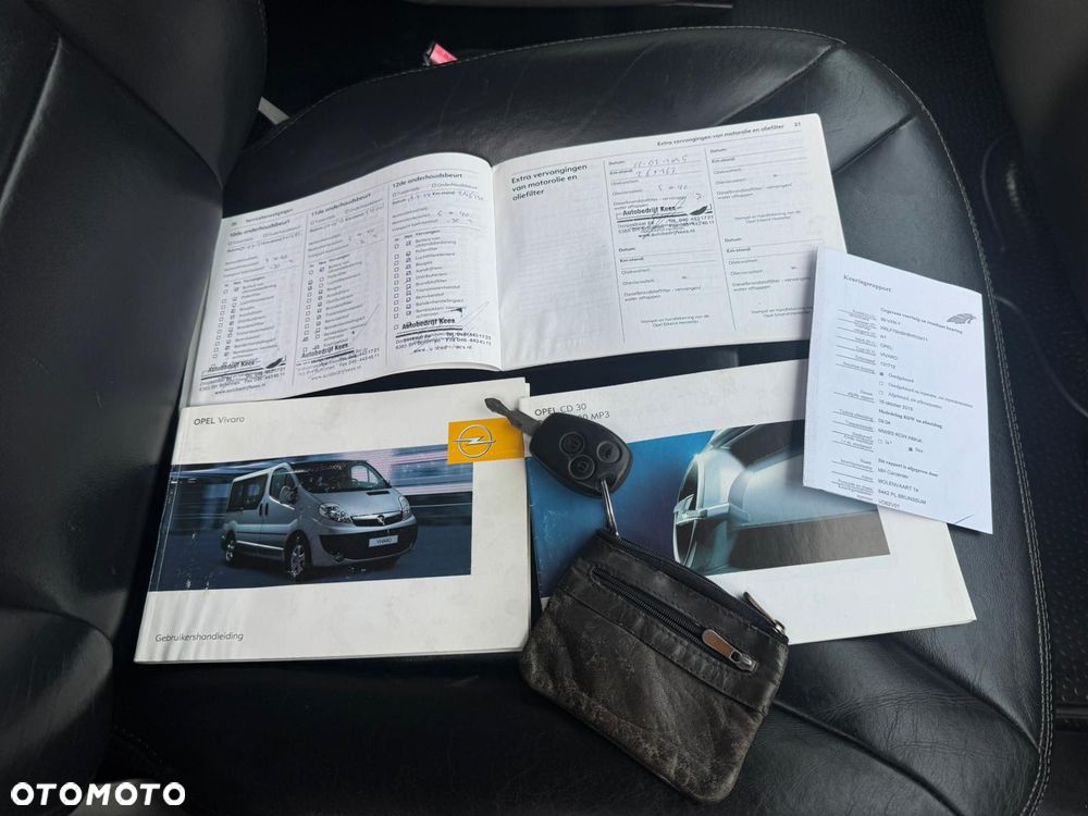 Opel VIVARO L2H1 Długi Klima Elektryka Skóry Dubel Kabina 6os Brygadówka Hak - 17