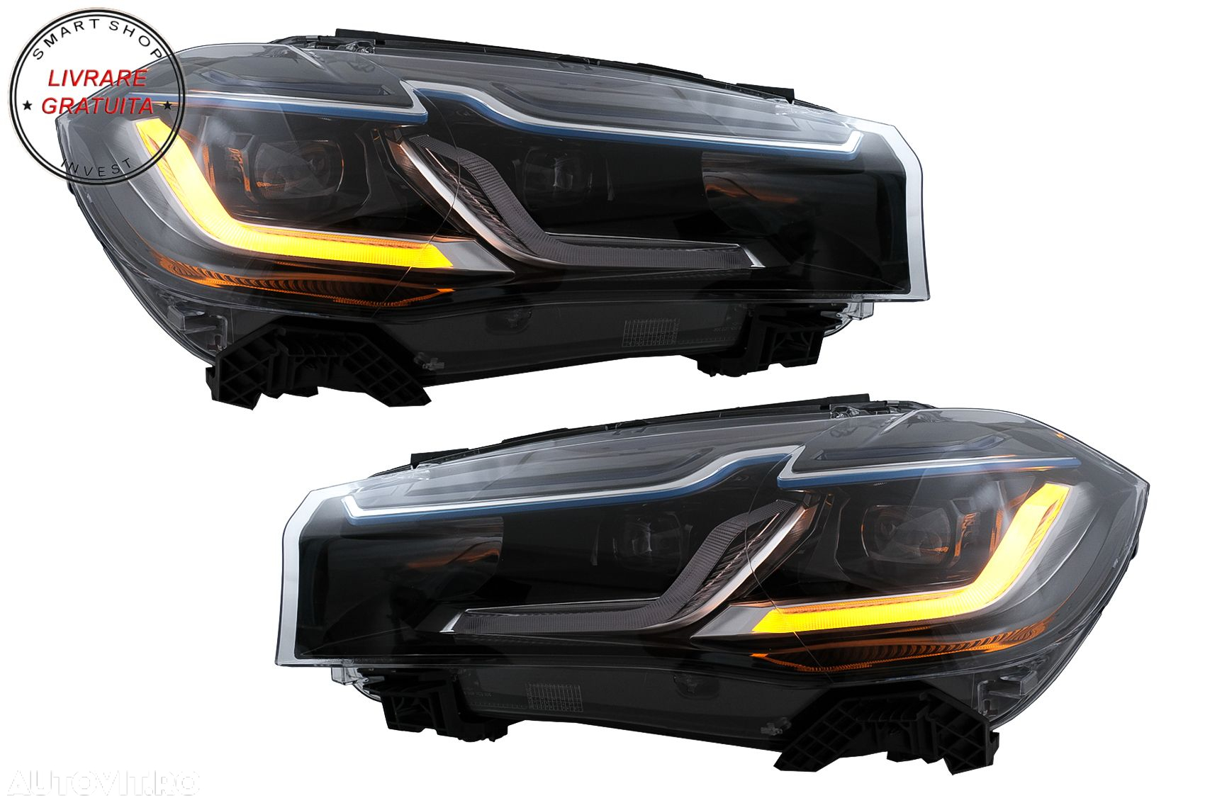 Faruri Full LED BMW X5 F15 (2013-2018) Conversie de la HID la LED- livrare gratuita - 5