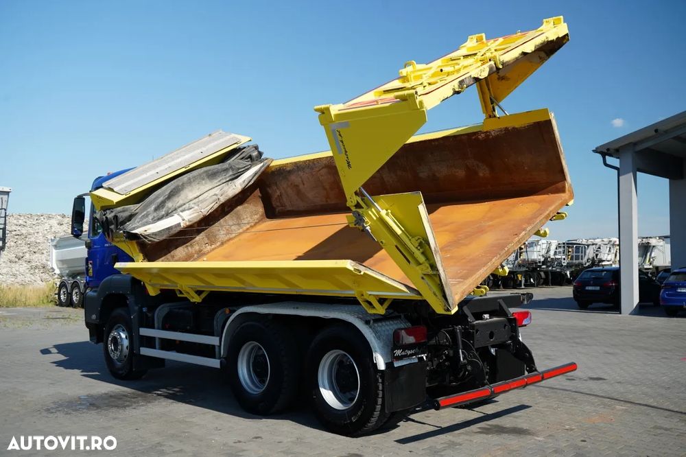 MAN TGS 26.400 / 6x4 / BASCULATOR / HYDRODOLT / HYDRODOLT / NAVI / IMPORTAT - 11