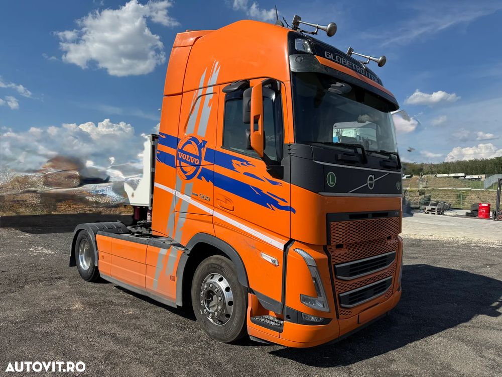 Volvo FH500 XL, standard, clima stationara, jante aliaj, anvelope spate noi, fuste laterale, finantare - 2