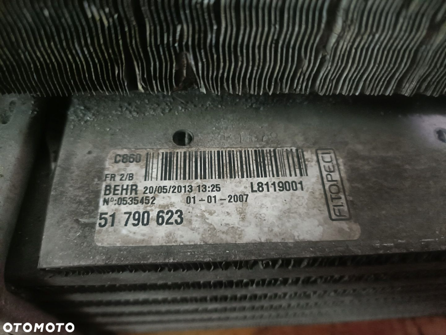 PEUGEOT BIPPER 09-11 1,4 HDI komplet chłodnic wentylator BEHR * - 4