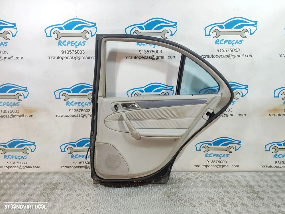 Porta Traseira Direita Mercedes Benz Class C W203 Fecho Elevador Motor Puxador Vidro - 8