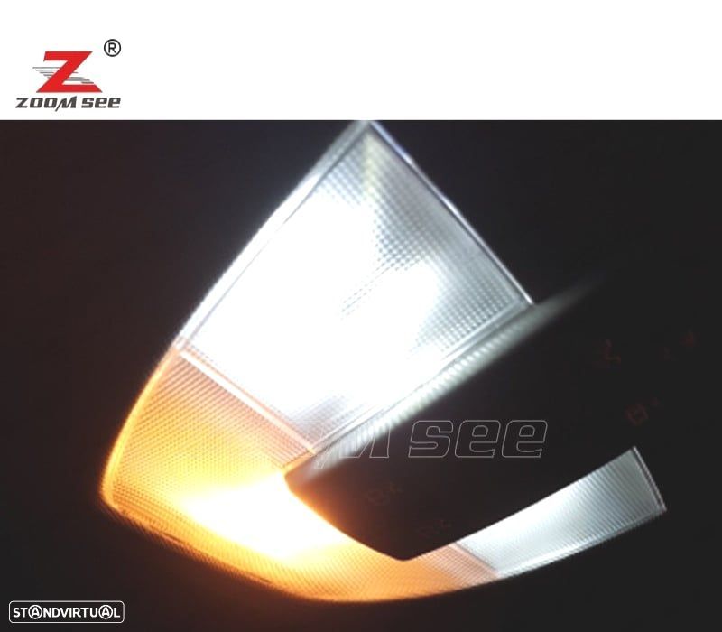 KIT COMPLETO DE 20 LÂMPADAS LED INTERIOR PARA MERCEDES CLASE B W245 B150 B160 B170 B180 B200 05-11 - 3