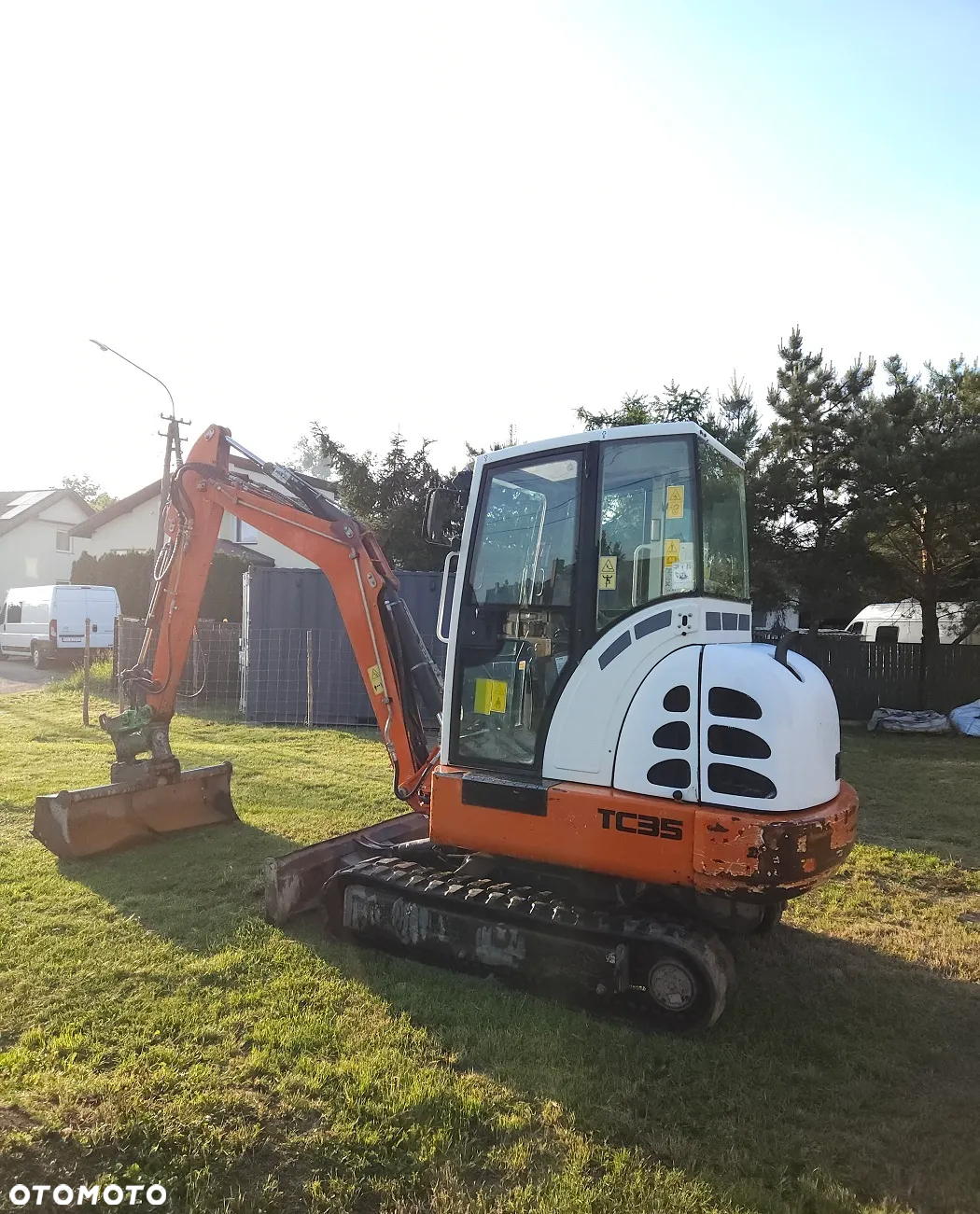 Terex TC35, ROTOTILT, 2 x Łyzka,  Import Niemcy, nie eksploatowana w PL, 1 reka!  Faktura VAT - 4