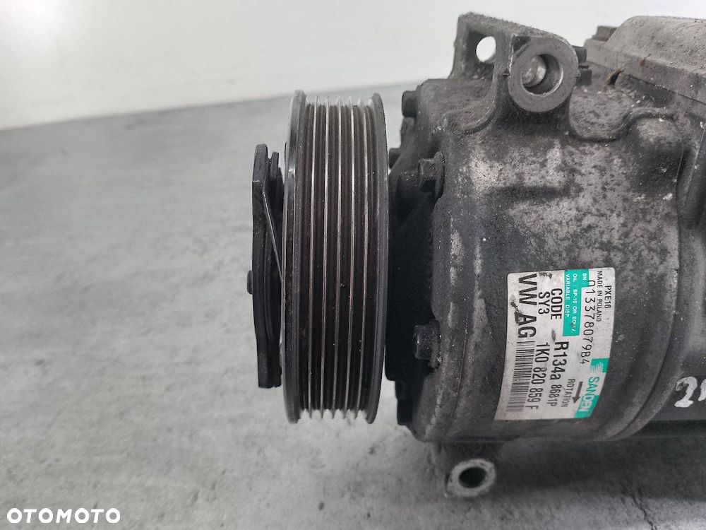 POMPA, SPRĘŻARKA KLIMATYZACJI SKODA OCTAVIA II 1K0820859F PXE16 1.9 TDI - 2