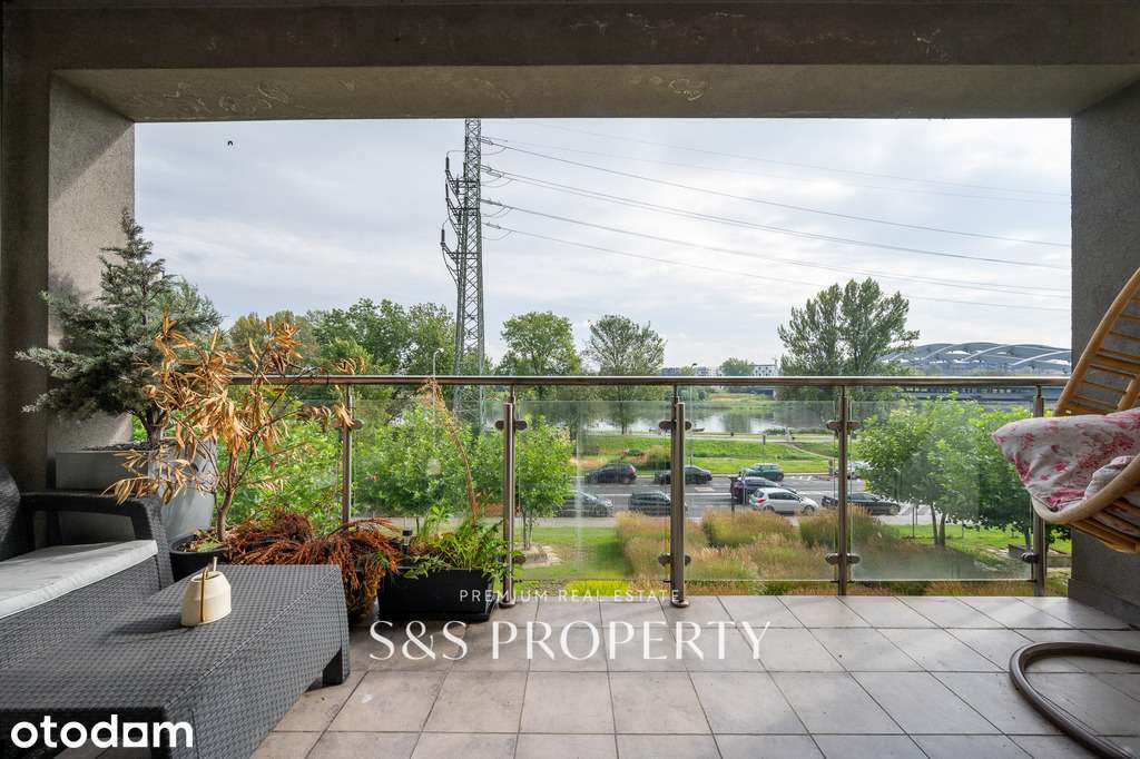 Apartament z widokiem na Wisłę | Grzegórzki | ENG
