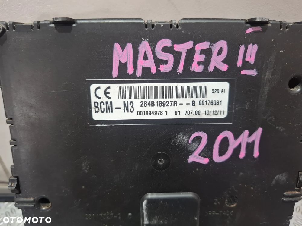 Zestaw startowy Renault Master III 2,3Dci 2011 rok nr nr 284B18927R 237100899R 8200405701F - 4