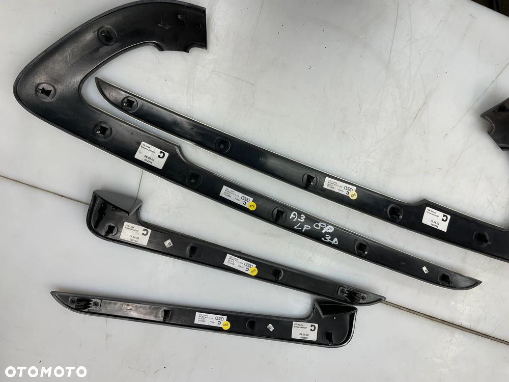 LISTWY DRZWI DEKORY AUDI A3 8P 3D - 7