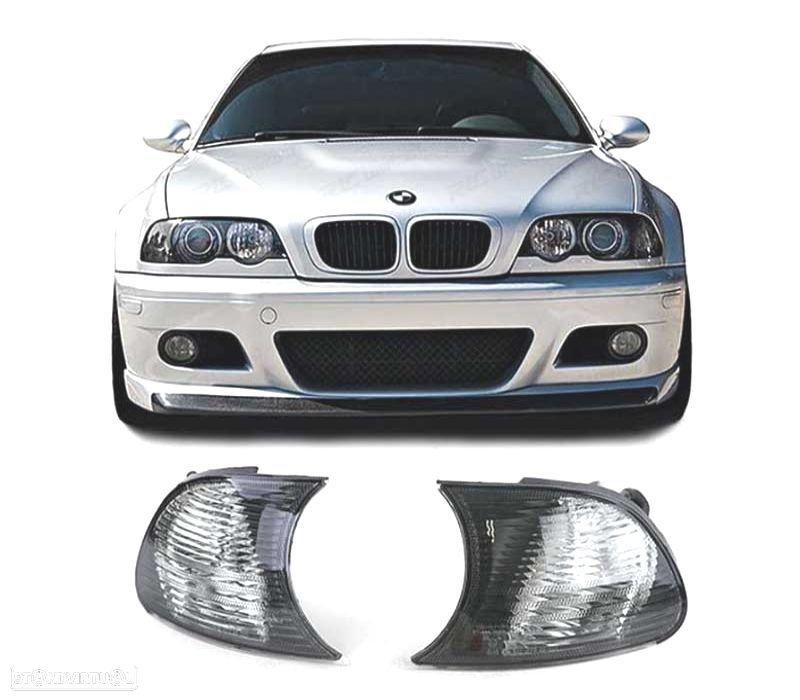 PISCAS FRONTAIS BMW E46 COUPE 99-01 ESCURECIDOS - 1