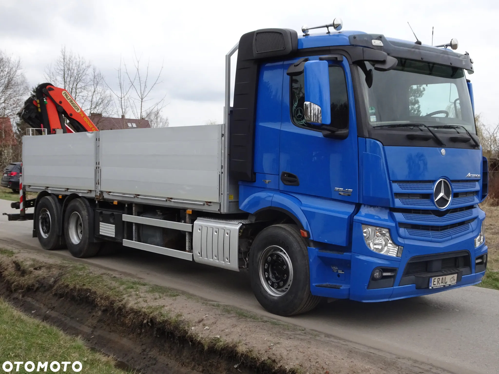 Mercedes-Benz Actros 2545 MP4 EURO 5 EEV HDS Palfinger PK 18002 sprowadzony z Niemiec stan idealny zestaw z przyczepa Krone - 10