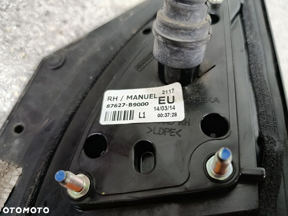 LUSTERKO PRAWE HYUNDAI I10 II 87627-B9000 T8G - 9