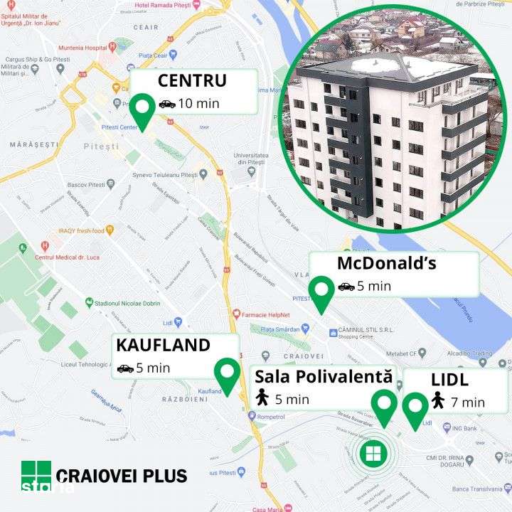 spatiu comercial parter Craiovei - Imagine principală: 3/6