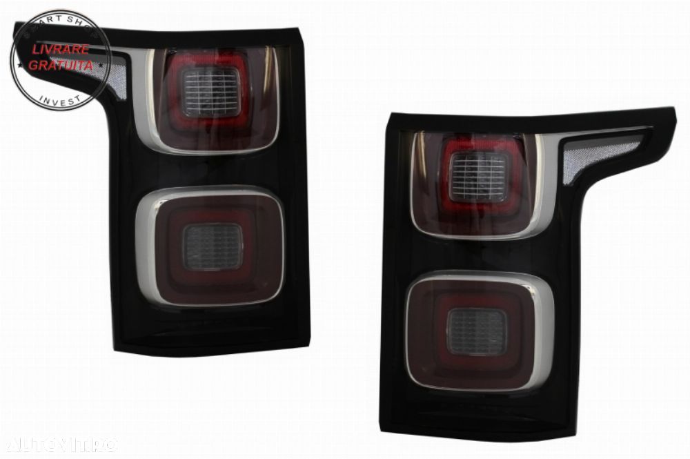 Bara Spate cu ornamente evacuare si Stopuri Full LED Range Rover Vogue L405 (2013-- livrare gratuita - 2