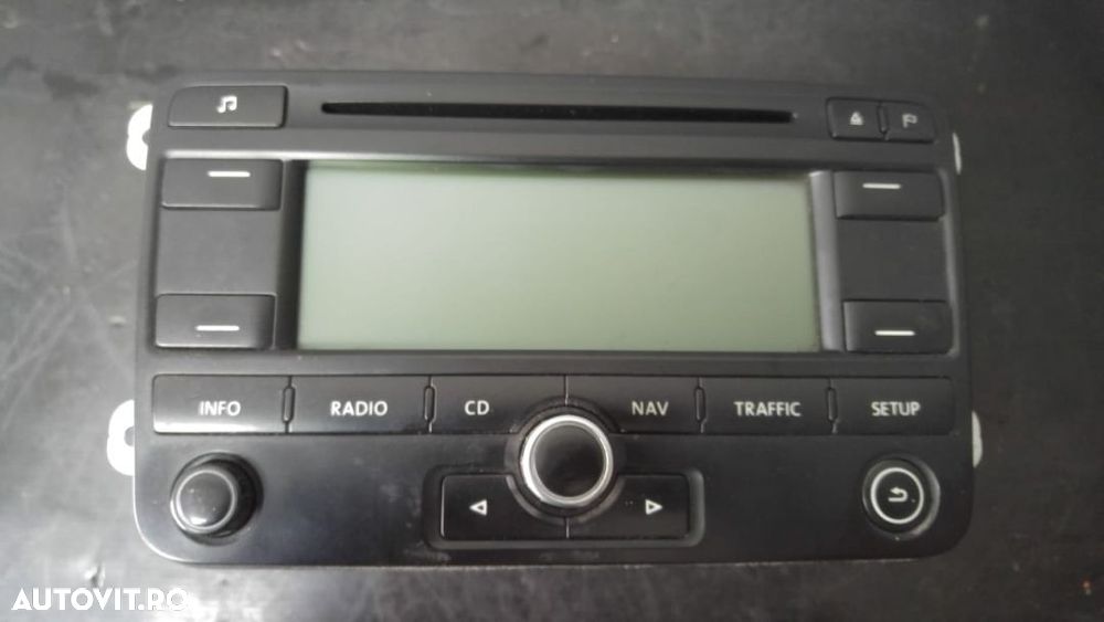 Navigatie cu radio cd player vw passat b6 1k0035191e - 3